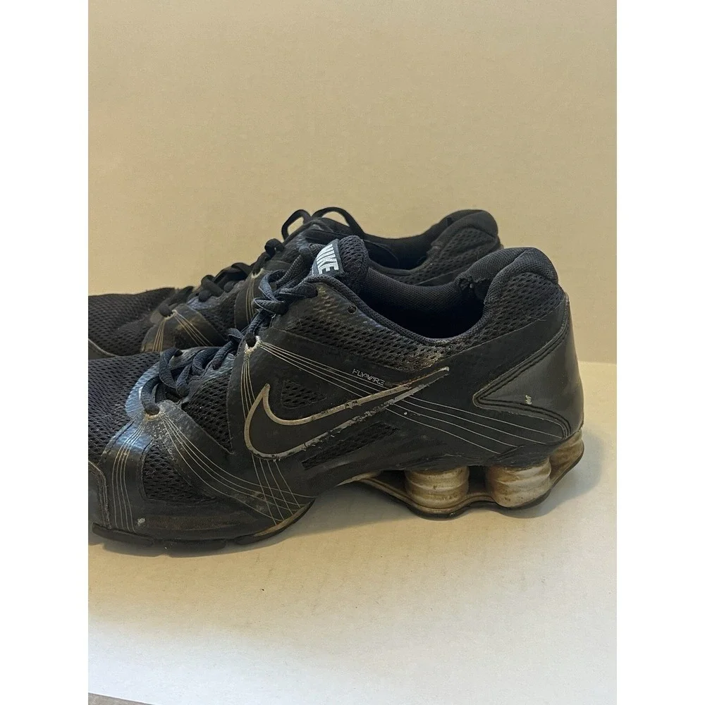 Nike Reveal 5 Black Women's Shox 467270-002 Flywire Athletic 2011 Shoes Size 10